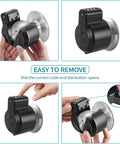 No Sweat Combo Door Knob Lock Child Proof Cover Seals Keyholes For Bedroom And Bath, hands removing lock cover.