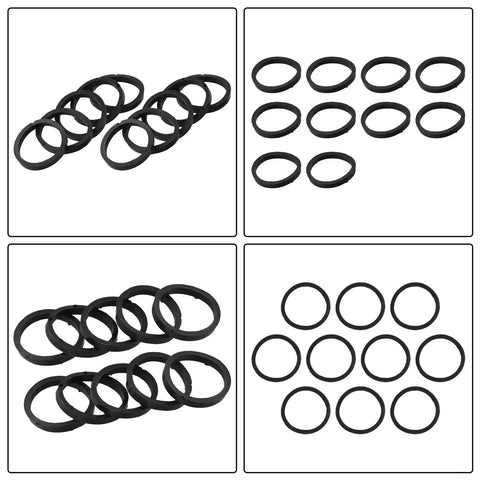 Replacement Heavy Duty Rubber Washers For Spinlock Dumbbell Nuts 1 Inch Fit 25mm O Rings For Barbell Collars Set Of 10