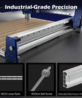 Massive 2x2 Ft CNC Router With 710W Spindle Closed Loop Steppers WiFi Enabled And App Controlled For Wood And Metal Carving