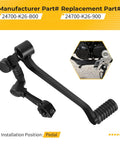 Honda Grom Gear Shift Lever Pedal Assembly 125 Models 2014 2015 2017 2018 To 2024 ABS Replacement Part 24700 K26 B00 24700 K26 900