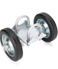 Beefed Up Heavy Duty Gate Wheel Carrier For Driveways And Fences, dual 6 inch wheels with metal frame, 600 lb capacity