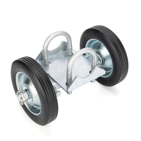 Beefed Up Heavy Duty Gate Wheel Carrier For Driveways And Fences, dual 6 inch wheels with metal frame, 600 lb capacity
