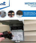 Removing puller from Weatherproof Non-Fusible AC Disconnect Switch 60A 240V 1-Phase Metal Enclosure N3R Outdoor Grade