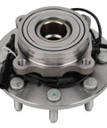 Front Wheel Hub And Bearing Assembly For 2006 To 2008 Dodge Ram 1500 2500 3500 4x4 8 Lug Wheel With ABS Replacement showing front view