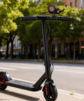 Six Pin Electric Scooter Display Controller TF 100 LCD Screen Keeps You Lit With Battery Speed And Mileage Readouts on scooter