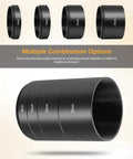2 Inch M48 Extension Tube Kit For Cameras And Eyepieces With M48x0.75 Threads On Both Sides Includes 8mm 10mm 20mm And 30mm Spacers