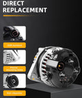 Alternator Replacement For Acura MDX RL TL Honda Odyssey Pilot Ridgeline 12V 130A Clockwise Rotation IR Regulator IF Fan