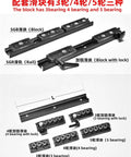 Double Axis Roller Linear Guide Rail SGR15N With SGB15N showing 3, 4, and 5 bearing blocks for CNC Machines