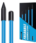 Foldable 40 Inch Golf Alignment Sticks 4 Pack Dope Drill Set for Posture Correction and Dead On Shot Accuracy Training Aid Blue