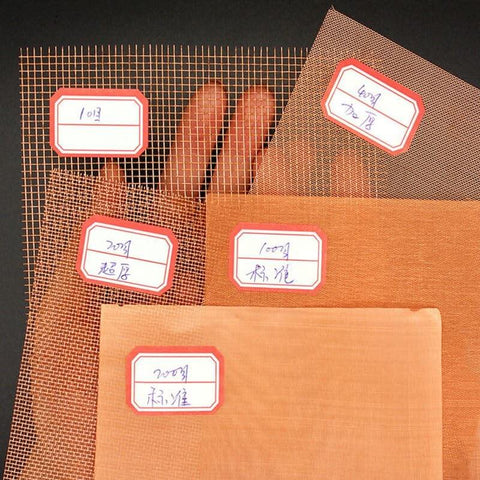 20 Inch Wide Brass Shielding Fabric, 20 Mesh Woven Wire Mesh Net For Non Magnetic Signal Filtering And Paint Industry Use