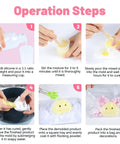 Step-by-step guide to making squishies with Taba Squishy Making Kit For DIY Squishies One To One AB Liquid Silicone For Ultra Soft Squishies Dope Beginner Craft Stress Relief Arts And Crafts Kit Great Birthday Gift And Party Favor.
