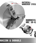 4 Inch Self Centering Lathe Chuck With Three Jaws And Two Sets Of Jaws For Grinding And Milling Machines Beefy Built To Last