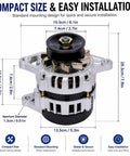 2000W DC Permanent Magnet Generator Brushless Belt Operated For Off Grid Power 36V 48V 60V 72V dimensions diagram
