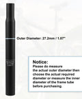 Beefy 27.2mm By 250mm Aluminum Seat Post With Calibrated Scale Mark Black For MTB Mountain Bikes Universal Fit Lightweight