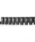 Heavy Duty 10 Piece 12 Point Socket Set For 1/2 Inch Drive With Lug Nut Remover And Axle Nut Sockets, Metric 29-39mm, Cr-Mo Impact Set