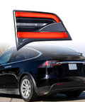 Premium Grade Oem Style Left Inner Tail Light Replacement For 2016 Through 2020 Tesla Model X Rear Lamp on black SUV