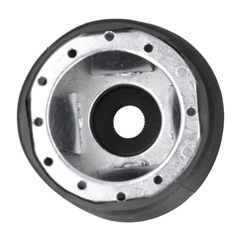 Top view of Aluminum 6 Bolt Steering Wheel Hub Adapter For Peugeot 206 1998 To 2016, showing circular mounting holes