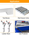 Solid 5/16 Inch Blind Fasteners Kit For Weather Guard Truck Tool Box Installation Includes Ten Pieces With Tool Perfect Bolt Nuts For Sheet Metal And Plastic Jobs for tool boxes, rat drawers, ladder racks, cab protectors