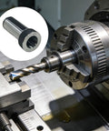 D25 Lathe Tool Holder Adapter For MT2 Morse Taper Spindle To 25mm Shank Built Tough 40Cr Steel Boring Bar And Internal Tool Holder CNC And Manual Lathe Compatible Precision Tool Extension Reducer in use on a lathe machine.