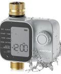 2026 Upgrade Sprinkler Timer With Brass Inlets And Outlets For Garden Hose Programmable Water Timer With LCD display.