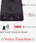 Digital Metronome For Piano Violin Ukulele Guitar And More With Voice Counting Timer Function Rotary Tempo Knob 40 To 208 BPM Precise