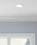 BR40 LED Flood Bulb 1100 Lumens Dimmable 3000K Warm White in ceiling light fixture