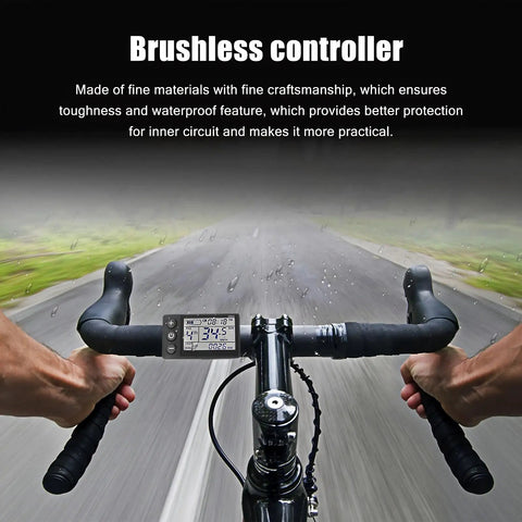 Brushless Scooter Controller Box With LCD Display For 24V 48V Electric Scooters Rainproof Motor Controller Kit High Performance Electric Vehicle Controller Easy Install And Durable Weatherproof Design Plug And Play Ready