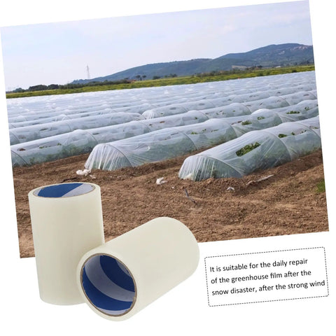 Two Rolls Tent Repair Tape UV Protected Seaming Tape Greenhouse Quick Fix Solution DIY Friendly Canopy Repair Tape Irregular
