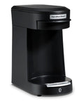 One Cup Pod Coffee Maker For Home Or Office Black Single Serve Brewer Lightning Fast Under 3 Minutes Brew Automatic Shutoff