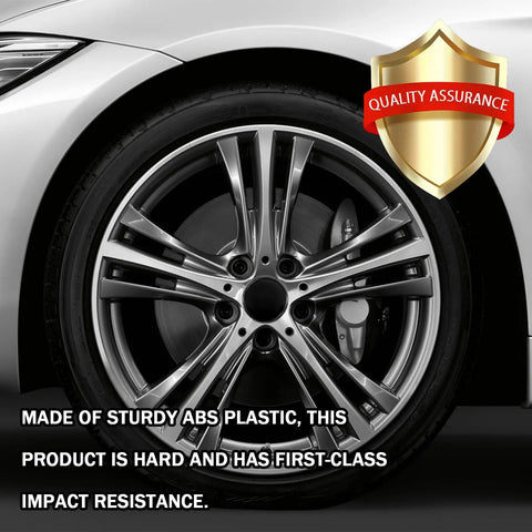 Universal Snap On Wheel Center Caps For Rims 2.36 Inch Outer Diameter 2.2 Inch Inner Core Hub Covers on silver alloy wheel
