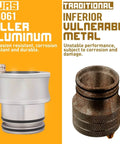 39mm Wheel Bearing Greaser Tool For Can Am Maverick X3 And MAX Turbo RR 2017 2022 OEM 293350109 aluminum vs metal comparison
