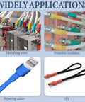 All In One 750 Piece Heat Shrink Tubing Kit With 12 Color Coded Sizes, waterproof adhesive lining, electrical applications
