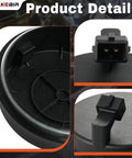 Two Pack Rear Abs Wheel Speed Sensors Left And Right Side Straight Up Reliable Plug And Play Swap For Hyundai Santa Fe Veracruz Kia Sedona Sorento close-up of sensor details