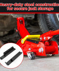 Wall Mount Floor Jack Holder Rack For Enclosed Race Trailer Tools Storage And Organization No Screws Hydraulics Friendly Trolley Jack Accessory Durable steel design
