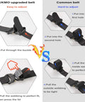 Comparison of Rugged 1.5 Inch Nylon Tactical Belt With Quick Release Aluminum Buckle and a common belt