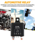 Heavy Duty 12 Volt Relay Switch 2 Pack 200 Amp SPST 4 Terminal Split Charge Starter Relay Built Tough Nylon Housing for automotive use.