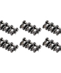 Top Notch ANSI 35 Roller Chain Offset Half Links With 9.5mm Pitch And Strong Manganese Steel Build set of 6 for bikes and machines.