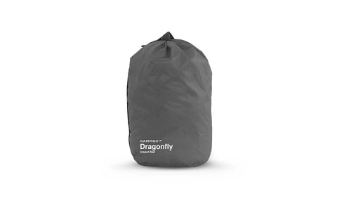 Dragonfly Insect Net For Hammocks, 360 Degree Mosquito Shield in Granite Gray carry bag, compact and weather resistant
