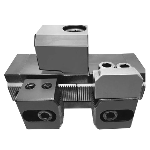 Jumbo Heavy Duty CNC Lathe Bar Puller With 25mm By 25mm Square Shank And 55mm To 118mm Jaw Range, Steel Build, side view image
