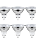 Outdoor LED MR16 Bulbs Six Pack Dimmable 3000K Warm White 20W Equivalent Energy Saving For Track Lighting And Recessed Fixtures