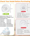 Product dimensions and compatibility for 12 Pack VF110 Vacuum Filter Replacement For Black And Decker Handheld Vacuums No Fuss Design Easy Snap In Fit Compatible With CHV1410L CHV9610 CHV1210 CHV1510 BDH2000L HHVI315JO42 HHVI315JO32 HHVI320JR02 9055811301.