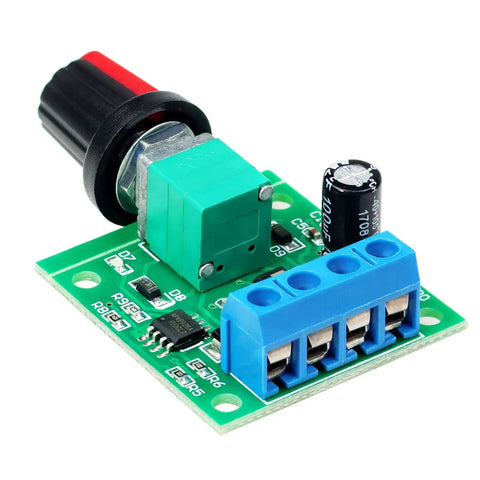PWM Low Voltage Motor Speed Controller Kit Pack Of 3, DC 1.8V To 15V Adjustable Driver With Speed Control Knob, NE555 Circuit