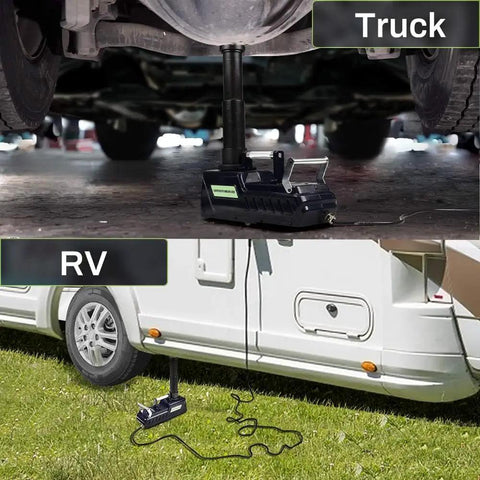 Beefy Electric 15 Ton Car Jack With LED Light 12V DC Hydraulic Floor Jack Kit lifting truck and RV