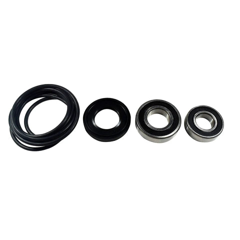 Kick The Nasty Grind And Get Your Washer Spinning Smooth With This Heavy Duty Bearing And Seal Replacement Kit For Lg And Kenmore Top Load Models Built To Last - black rubber seals and metal bearings.