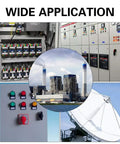 Wide application of Heavy Duty Waterproof NPT Cable Glands Kit All In One 38 Piece Nylon Strain Relief Connectors for electrical enclosures.