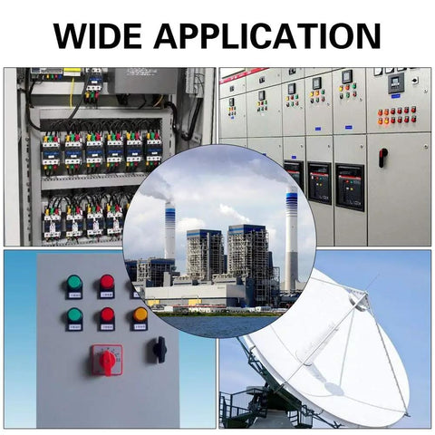 Wide application of Heavy Duty Waterproof NPT Cable Glands Kit All In One 38 Piece Nylon Strain Relief Connectors for electrical enclosures.