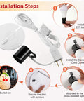Installation guide for Blow Mold Light Kit Replacement For Indoor And Outdoor Halloween And Christmas Village Decor E27 E26