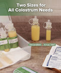 Fresh Mama Game Changer Colostrum Collector Set BPA Free Silicone Collection Cups in two sizes for milk storage