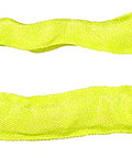 Endless Round Sling 3 Ft Heavy Duty Yellow Web Sling For Lifting And Rigging, 8400 Lb Vertical Hitch Capacity, displayed on white background