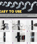30 Pack 1-1/2 Inch Zinc Plated EMT Pipe Straps One Hole Kit installation steps on pipe with drill and clamps
